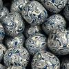 Лаковые Бусины с Инкрустацией Опалом - 10x11мм Россыпью для DIY-Рукоделия и Браслетов в Древнем Стиле.