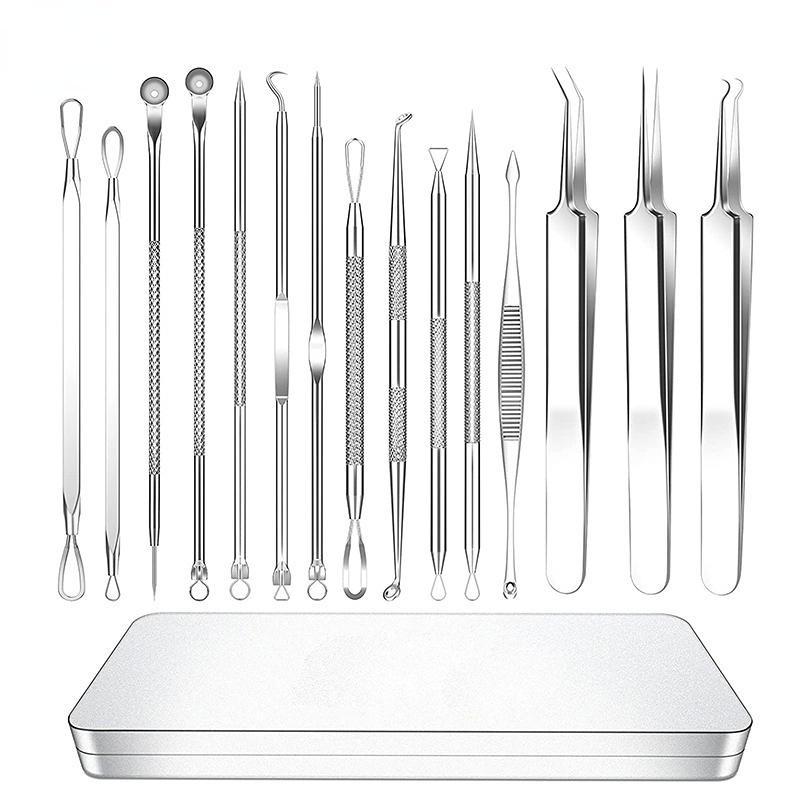 Иглы для удаления прыщей, черных точек, очиститель черных точек, очиститель пор, инструмент для глубокого очищения, инструмент для ухода за кожей лица