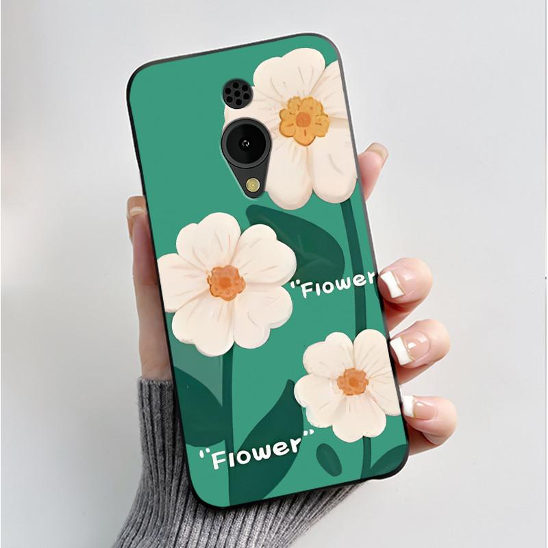 Печатный чехол для телефона Nokia 150 2G 2023 C2 C10 C20 Funda Coque Мягкий силикон Черный корпус Чехол Милый Цветок Мультяшный Корпус Capa