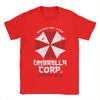 Umbrella Corp. Residents Evils T Shirt Men's  100% Cotton Vintage T-Shirts Round Neck  Tees Short Sleeve Clothes Gift Idea