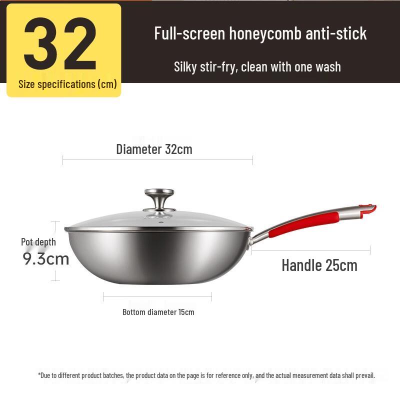 Cooker King New Classic Honeycomb Non-Stick Stir-Fry Wok