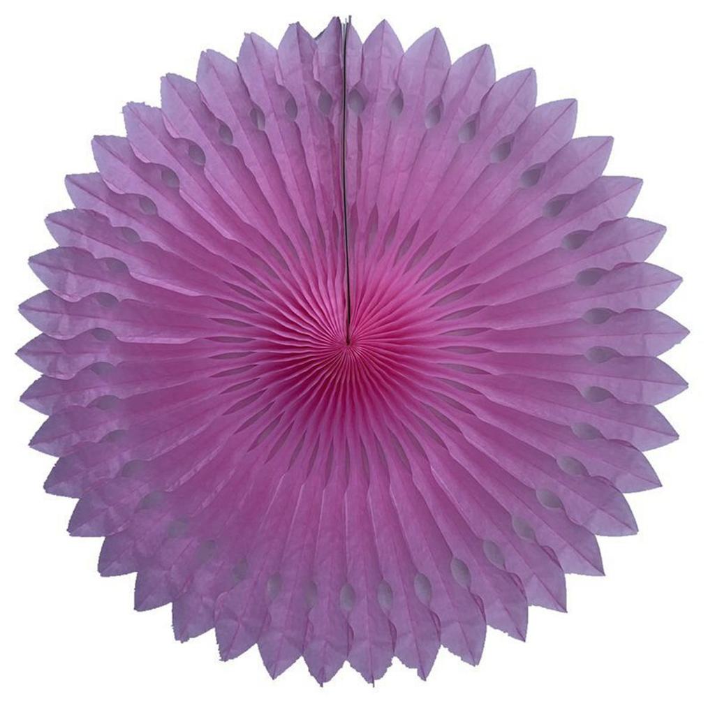 Booth Festival Party Round Birthday Honeycomb Pinwheels Flower Paper Cut-Out Tissue Paper Fans