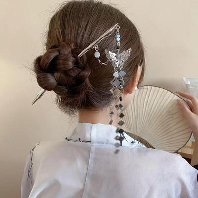 Элегантная китайская полая заколка-бабочка - Живая качающаяся заколка для пучка женская