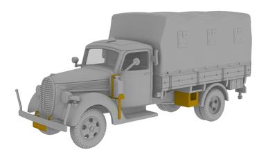 IBG 1/72 Немецкий военный 3-тонный грузовик Ford G917 Пластиковая модель в наборе PB72061