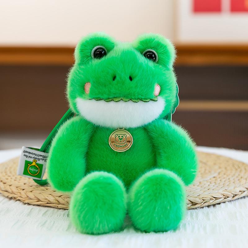 Cute jumping little animal doll panda rabbit cat bear doll palm treasure plush toy long leg doll