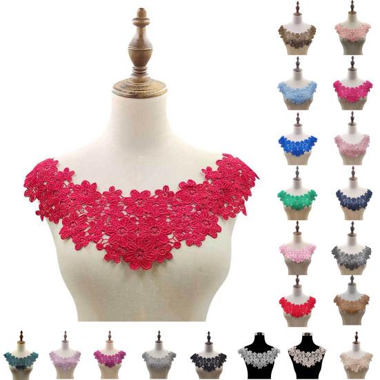 Lace Neckline Hollow Design DIY Craft Embroidery Lace Neckline Hollow Design Sewing DIY