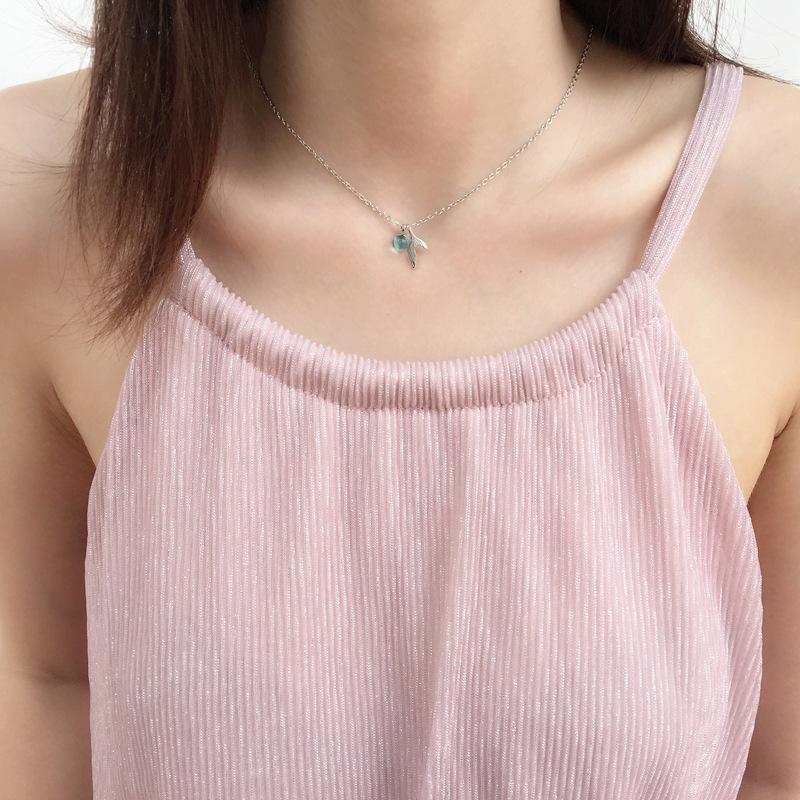 Женское ожерелье Lindon, кулон из медного сплава, циркон, модный подарок