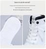 2023 Autumn Women's High-Top Breathable Sneakers: Korean Style Casual Sports Shoes 7612