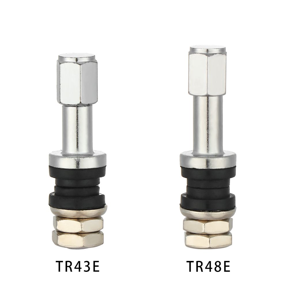 TR48E/TR43E Bolt-in Style Tubeless Wheel Tire Valve Car Tire Valve Tire Valve Stem Stem Dust Cap