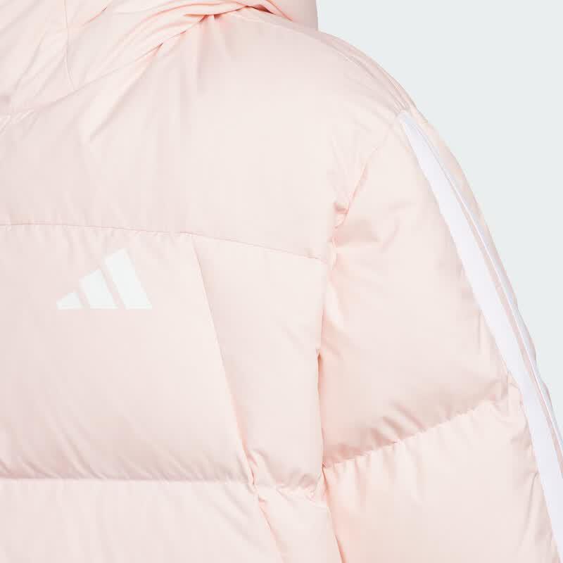 adidas Женская пуховая куртка с капюшоном 3-Stripes