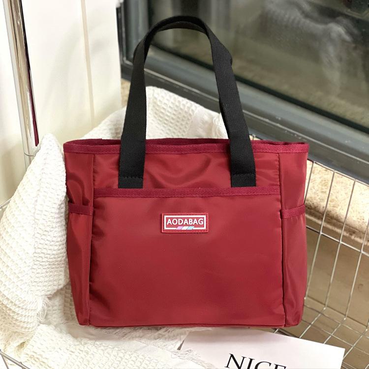 Повседневная женская сумка-тоут, классические сумки на плечо большой вместимости, Оксфорд, модная легкая дорожная сумка 2024, сумки для мам