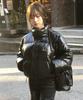 MUCENT Radien Metal Logo High-Neck Glossy Crop Padded Jacket (2 Colors)