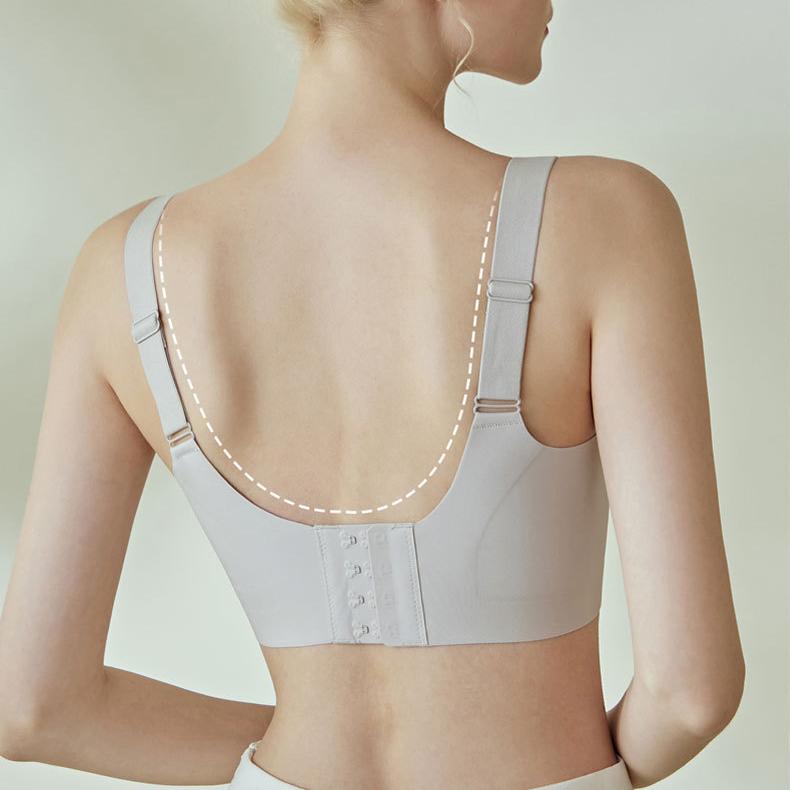 Нижнее белье Красивая спина Фиксированная чашка Большой размер Бюстгальтер Пуш-ап Собирающий Аксессуар Бюстгальтер