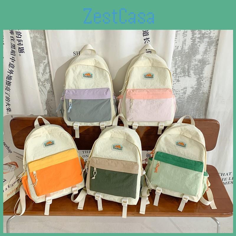 Kids Educational Backpack With Padded Shoulder System And Stylish Detailing Seam