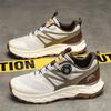 Sneakers men's summer mesh breathable rotating button running shoes outdoor leisure travel hiking shoes men's shoes
