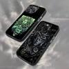Медуза Греческая Мифология Посмотри на Меня Чехол для Телефона Для iPhone 16,15,14,13,12,11Pro,XS,Max,Plus,Mini Черный Конфетный Матовый Ударопрочный Чехол