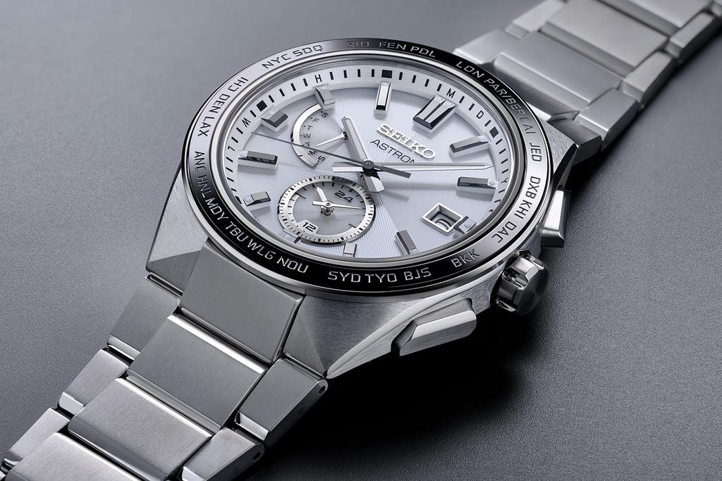 Seiko Astron NEXTER 2-я коллекция Солнечные часы SBXY049 Серебристые Радиоуправляемые Мужские