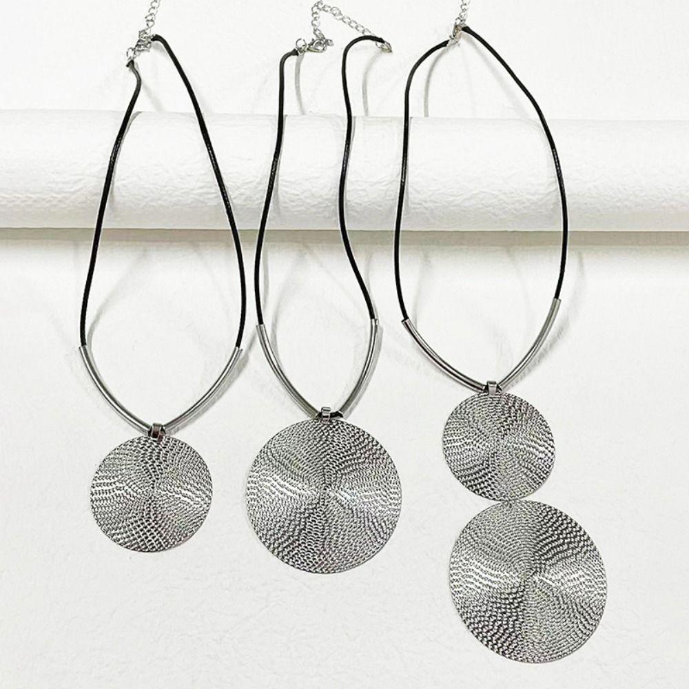 Винтажное ожерелье с подвеской из веревочной цепи, преувеличенное ожерелье, ювелирные изделия, праздничный подарок на вечеринку