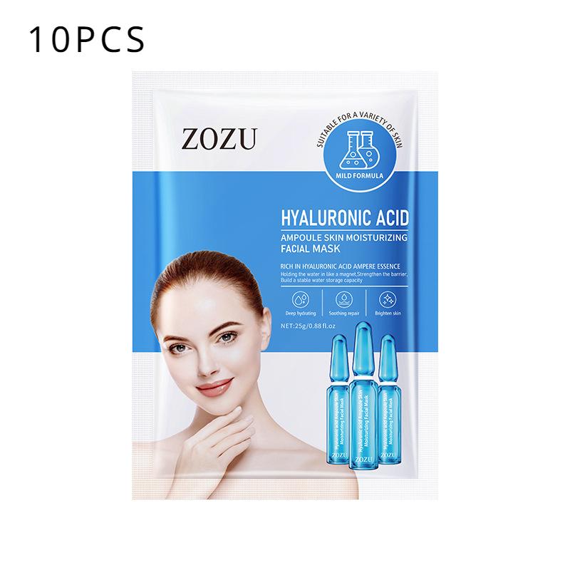 Маска для лица с ампулами гиалуроновой кислоты ZOZU Hyaluronic Acid Hydrating Mask