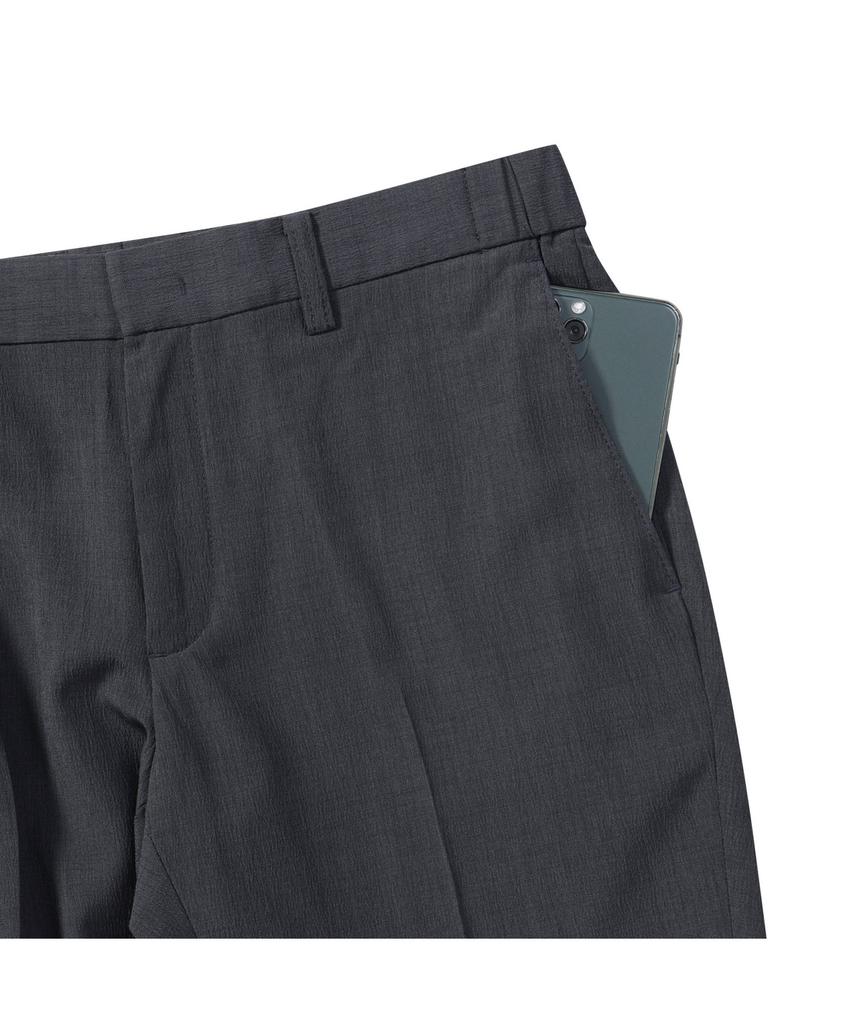 BRENTWOOD [Easy Suit] Стильные брюки-костюм, стирающиеся в машине, однотонные, BRPNM25413GYD