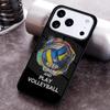 Я люблю Чехол для телефона с волейболом для iPhone 17 16 15 Pro Max Air 14 13 12 11 Plus Ударопрочный чехол