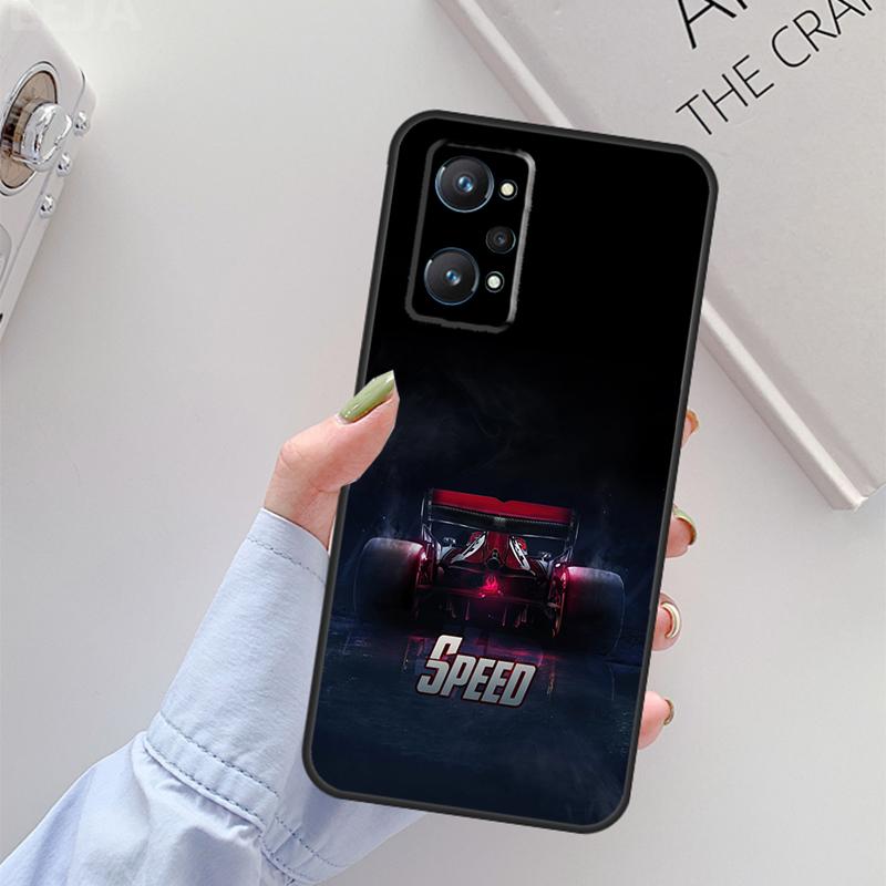 Чехол для Realme C67 C61 C75 C55 C53 C51 C21Y C25S GT 6 6T 5 GT7 Pro 10 11 12 13 14 Pro Plus с рисунком "Гонщик"