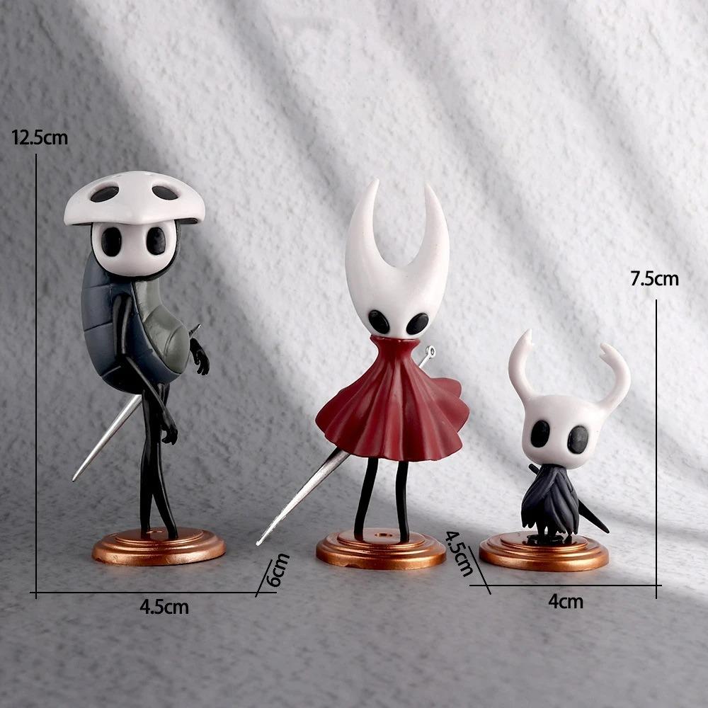 3 шт./6 шт. Hollow Knight Silk Song Рыцарь Шершень Червь Зоте Киррел Тень Корнифер Майла ПВХ Фигурка Модель Украшение Коллекция Игрушек G