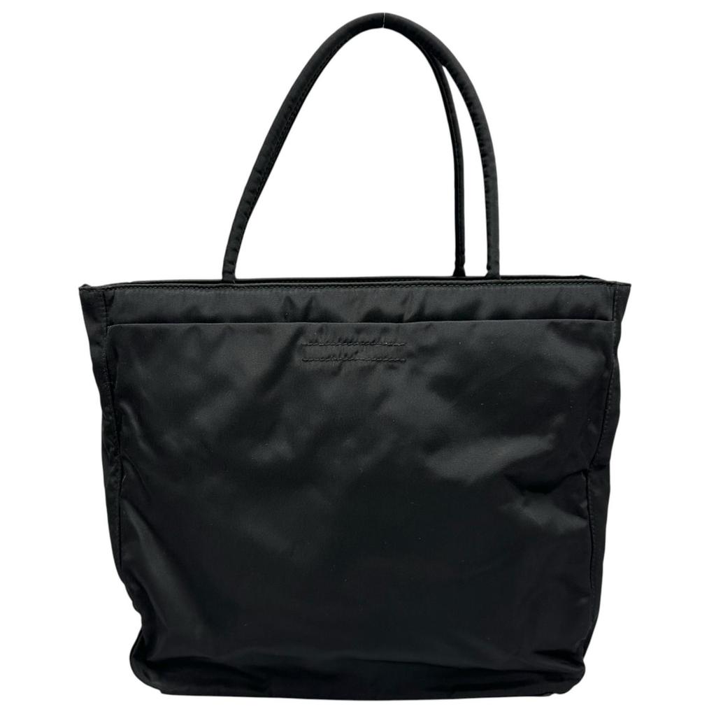 PRADA Triangular logo B8489 Tote Bag black Women used