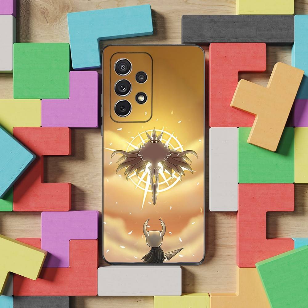 Hot H-Hollow K-Knight Game Phone Case For Samsung S25,S24,S23,S22,S21,S20,S10,Ultra,Plus,Lite,FE,Soft Silicone Black Cover