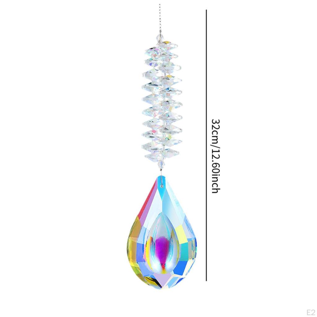 Подвеска-призма, стеклянный подвесной декор, подарочное украшение, спальня, создатель цвета, украшение для вечеринки на лужайке