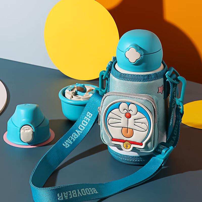 Детская термо-поилка Beiju Bear с трубочкой Doraemon 630 мл