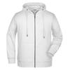 James and Nicholson Mens Full Zip Hoodie