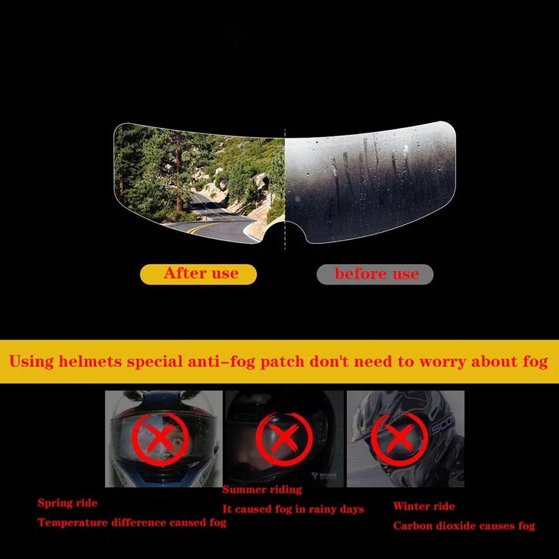 Противотуманная пленка для шлема, подходит для визора LS2 FF906 FF902, аксессуары
