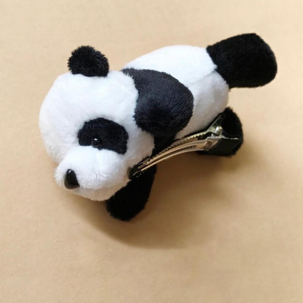 Кавайная заколка для волос с изображением панды, обруч для волос, эластичное кольцо, веревка, женские головные уборы