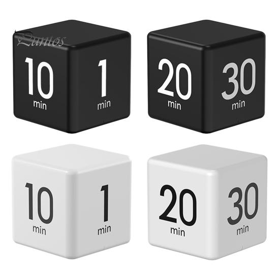 Вращающийся таймер Pomodoro на 1-60 минут с предустановленным светодиодным дисплеем, регулируемым объемом, таймер-куб для работы, учебы, кухни, портативный, с сенсорным управлением, регулируемый