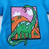 Little maven Kids Clothes Baby Boys T Shirts 2025 Summer New Children's Clothing Toddler Cartoon Dinosaurs Shirts 2-7 Years Old