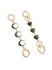 2PCS Purse Chain Extender Bag Extender Chain Purse Strap Extenders for Handbags Crossbody Bag Charms Accessories