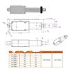 10mm Stroke Electric Linear Actuator - Fireproof, Shockproof, Telescopic DC Motor for DIY Robot Joints