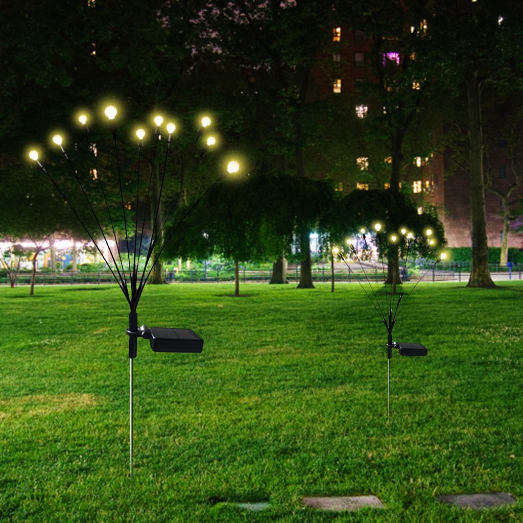 Solar Light Outdoor Waterproof Solar Garden Light Solar Starburst Swing Garden Light