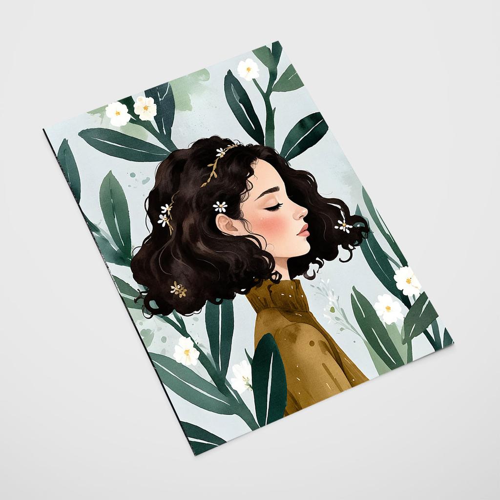 Plakat ilustrację ilustracja portret