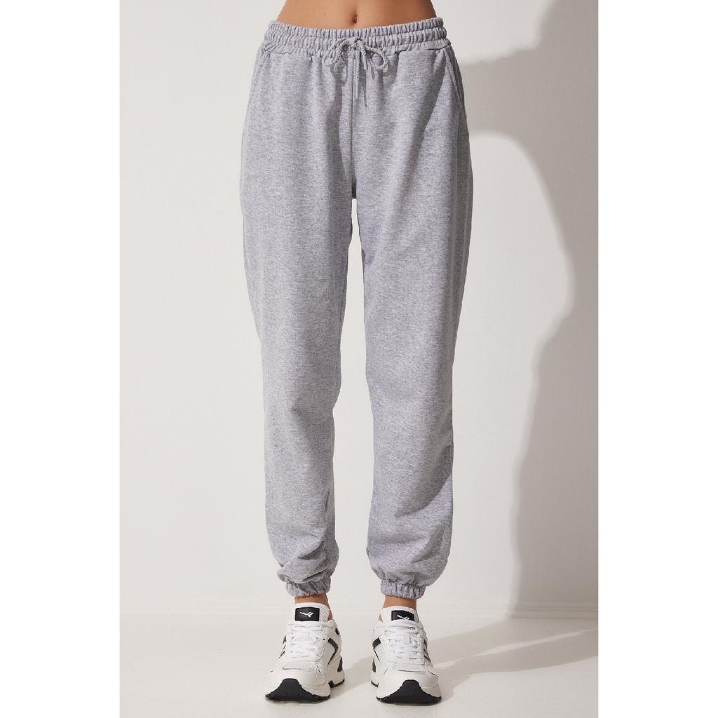 Women's Gray Pocket Sweatpants Cr00327