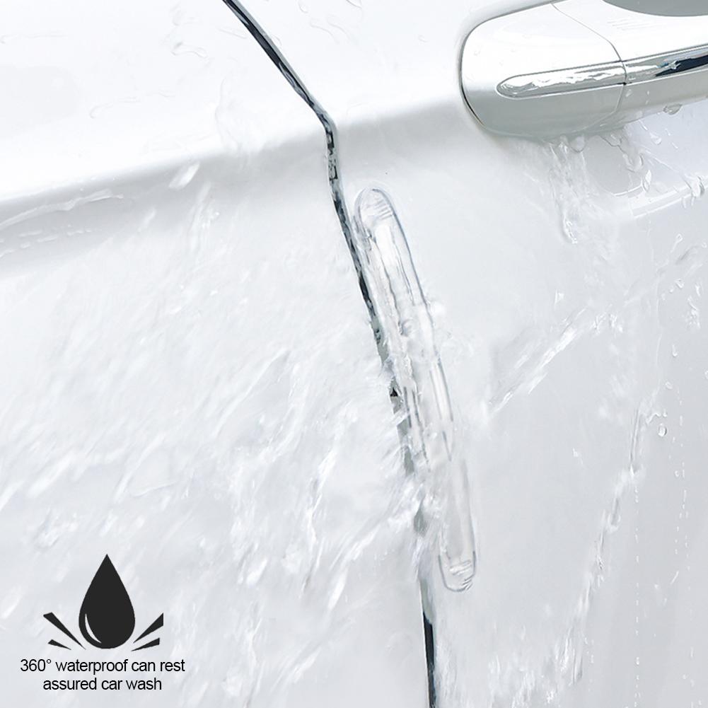 4 Pcs Car Door Protector Silicone Transparent Auto Edge Corner Guard Protective Bumper Sticker Vehicle Door Protector Accessory