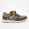 Men's Olive Canvas Sneakers with Zip