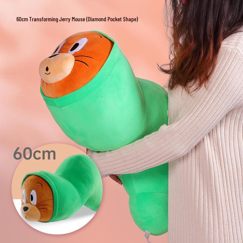 Плюшевая кукла Джерри из Тома и Джерри в карманном формате - Милый забавный подвес-игрушка