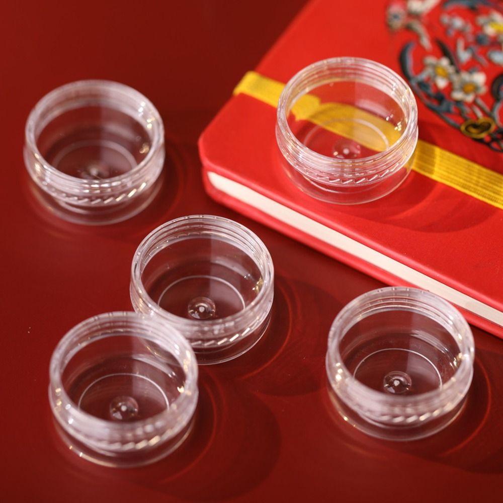 Sub-bottling Jewelry Storage Box Portable Cosmetics Empty Bottle Empty Small Round Jars  Women