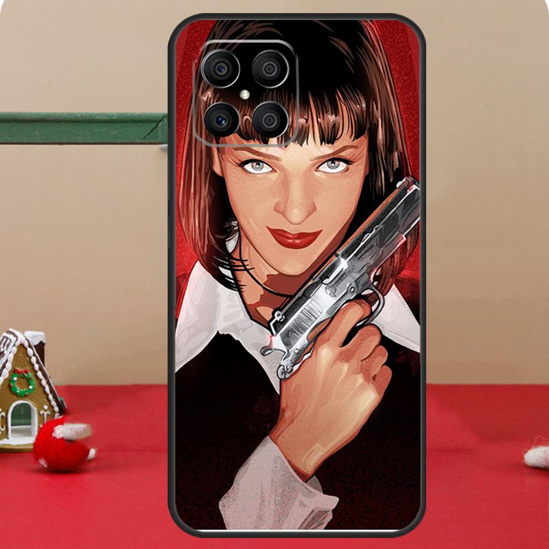 Чехол Mia Pulp Fiction для Honor Magic 6 7 8 Pro Honor 400 200 70 90 Lite X8c X8b X9a X9b X9c X9d Win RT Чехол