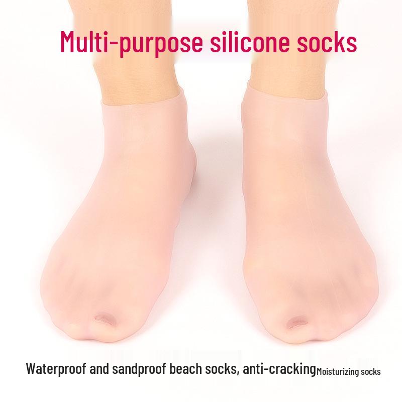 Улучшенные силиконовые отшелушивающие носки-маски для ног для сухой кожи и мозолей