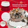 Christmas Knitted Tree Skirt Christmas Tree Apron Christmas Decorations