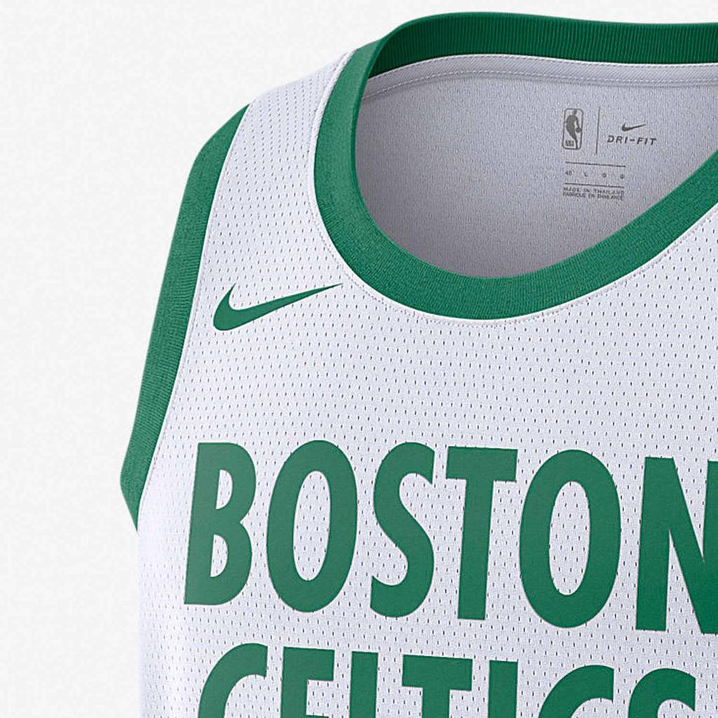 Nike Джерси NBA Sports Fit, Fan Edition, Boston Celtics, Кемба Уокер №. 8 Мужские топы Белые CN1715-107