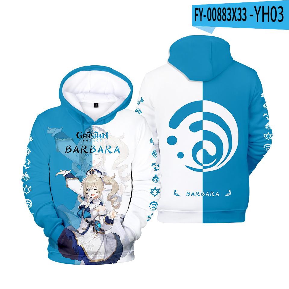 Классические популярные забавные толстовки с капюшоном Genshin Impact с 3D-принтом, толстовки для мужчин/женщин, толстовки с длинным рукавом для взрослых/детей, повседневные пуловеры